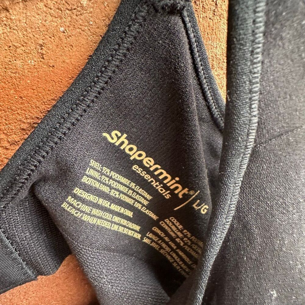 Shapermint Essentials Wireless Support Bra Black … - image 4